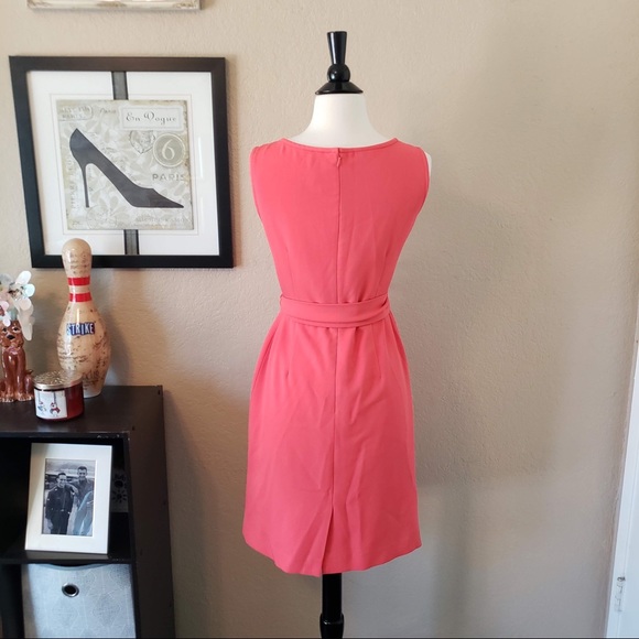 Anne Klein ~ Pink Side Tie Dress ~ Size 6 - Picture 3 of 4